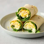 Low Carb Spinach Feta Egg Wraps recipe